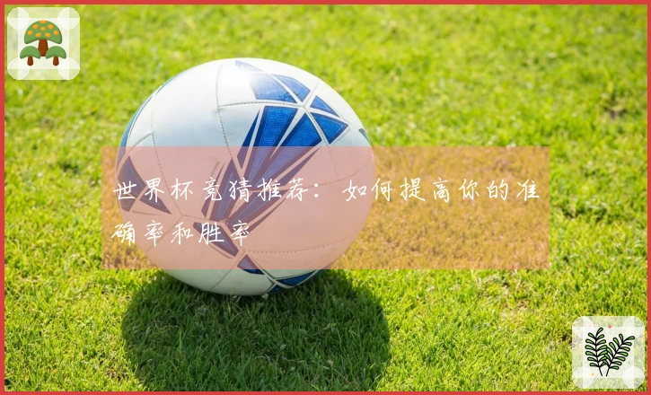 世界杯竞猜推荐：如何提高你的准确率和胜率